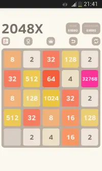 2048 melampau (5X5) Screen Shot 2