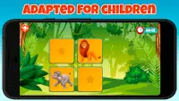 Gioco per bambini: Animali - Memory Picture Match Screen Shot 6