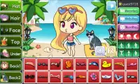 Beach Pretty Girl : dress up game Screen Shot 0