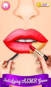 Lips art | Makeup Game | Perfect Lipstick Coloring Screen Shot 12