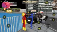 Iron Stickman Rope Hero Gangstar Crime Screen Shot 0