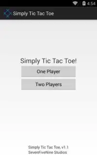 Simply Tic Tac Toe Screen Shot 0