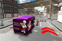 City Pizza Delivery Van Screen Shot 1