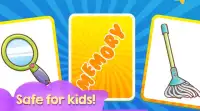 Cleaning - Memory Game for kids Screen Shot 3