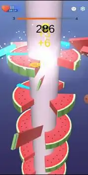 Watermelon Helix Jump Screen Shot 3