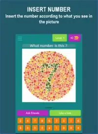 Color Blindness Eye Test Screen Shot 0