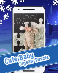 Cute Baby Jigsaw Puzzle Games Screen Shot 0