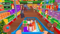 Shopping with Mom: Mother Shopping Christmas Games Screen Shot 0