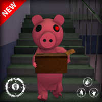 Piggy Family 3D: Scary Neighbor Obby House Escape