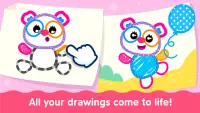 Bini Toddler Drawing Games! Screen Shot 2
