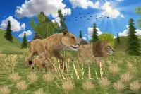 Rois de la jungle royaume famille lion Screen Shot 0