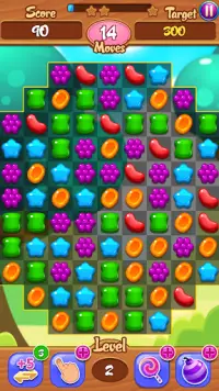 Candy Blast Game: Cocokkan 3 Game Sugar Splash Gra Screen Shot 6