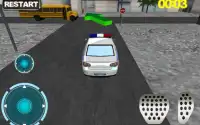 Ultra 3D police Car parking Screen Shot 0