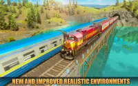 Indian Train Racing Simulator Pro: laro ng tren Screen Shot 0