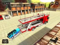 شاحنة نقل مقطورة شاحنة لعبة Screen Shot 11