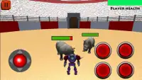 Robot VS Angry Bull 3D Screen Shot 1