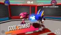 Super Heroes Blue Sonics Fight The Red Shadow Evil Screen Shot 0