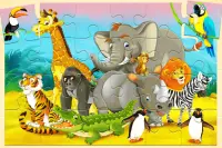 Animals Puzzle - Cartoon Puzzles for Kids Screen Shot 0