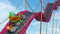 SuperHero Mega Ramp Stunt Bike Impossible Tracks Screen Shot 0