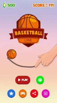 Basket Ball Shooting - Dunk Basketball Game Screen Shot 0