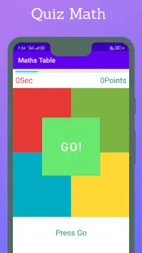 Maths Table - Maths table & Quiz Table Screen Shot 2
