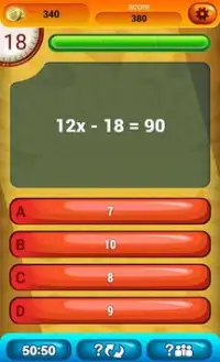 Math 2 Quiz Game Screen Shot 4