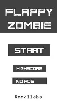 Flappy Zombie Screen Shot 1