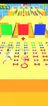 Muscle Race Run Body Race Running Game 3d Screen Shot 1