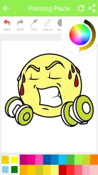 Coloring Emoji Art Screen Shot 3