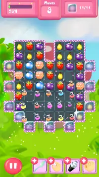 Berries Match Three, connect and crush fruits Screen Shot 5