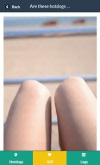 Hotdog or Legs? Screen Shot 0