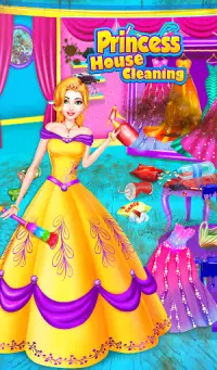 Princess House Cleaning - Home CleanUp for Girls Screen Shot 8