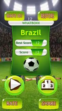 Real Football Brazilië Juggler Screen Shot 2