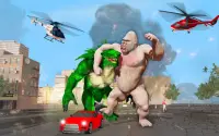 Angry Gorilla evolution : hit and city smash Screen Shot 1