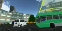 المدينة الفاخرة حافلة وقوف السيارات محاكي 3D Screen Shot 5