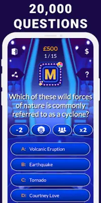 New Millionaire 2020 - Online Trivia Quiz Game Screen Shot 1