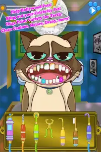 Celebrity Dentist Pets Animal Doctor Fun Pet Game Screen Shot 1