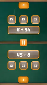 Math Duel: 2 Player Math Game Screen Shot 1