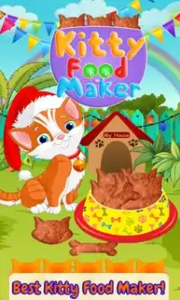 Kitty Thực phẩm Maker Trò chơi nấu ăn 2017 Screen Shot 0
