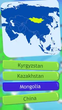 Mapa Świata Kwiz Gra Screen Shot 3