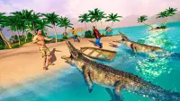 Animal Attack Game: Crocodile Simulator 2021 Screen Shot 1