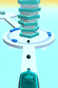 color tower stack shoot ball 3d Screen Shot 5