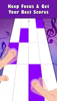 Violet Piano Tiles Screen Shot 3