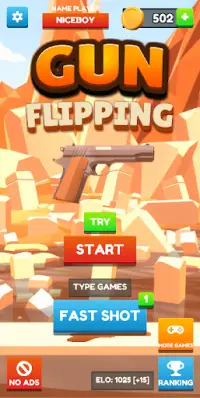 Gun Flipping 3D Online 2021 Screen Shot 0