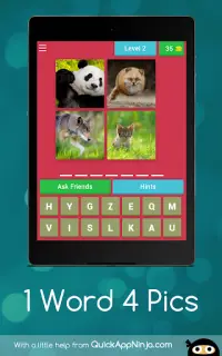 1 Word 4 Picture's Quiz (guess and Earn) Screen Shot 8