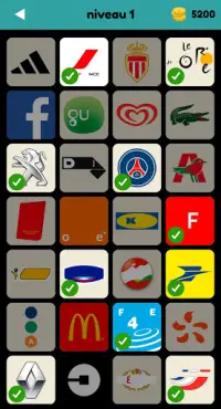 Logo Test: Français Quiz & Jeu, Devinez la Marque Screen Shot 0