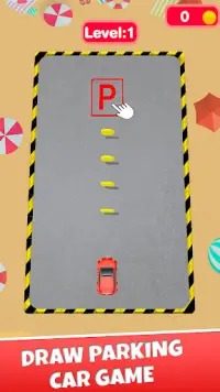 Draw Parking Car Game Screen Shot 0