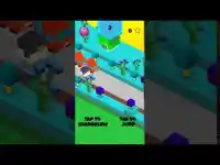 Cute bird boxy run game - Box Runnner game Screen Shot 0