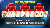 Triple Tower Solitaire Screen Shot 2