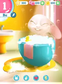 Bu Bunny - Cute pet care game Screen Shot 9